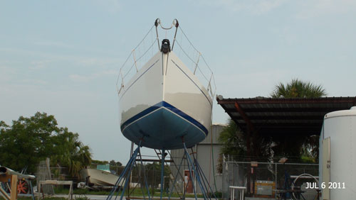 Bow of boat