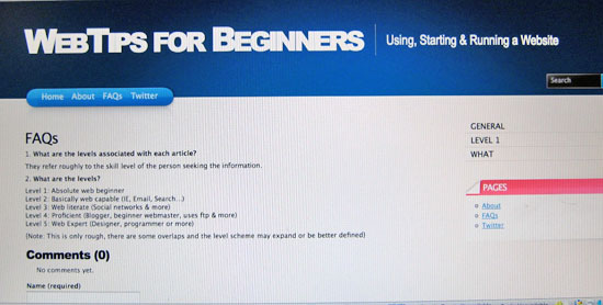 Web Tips for Beginners
