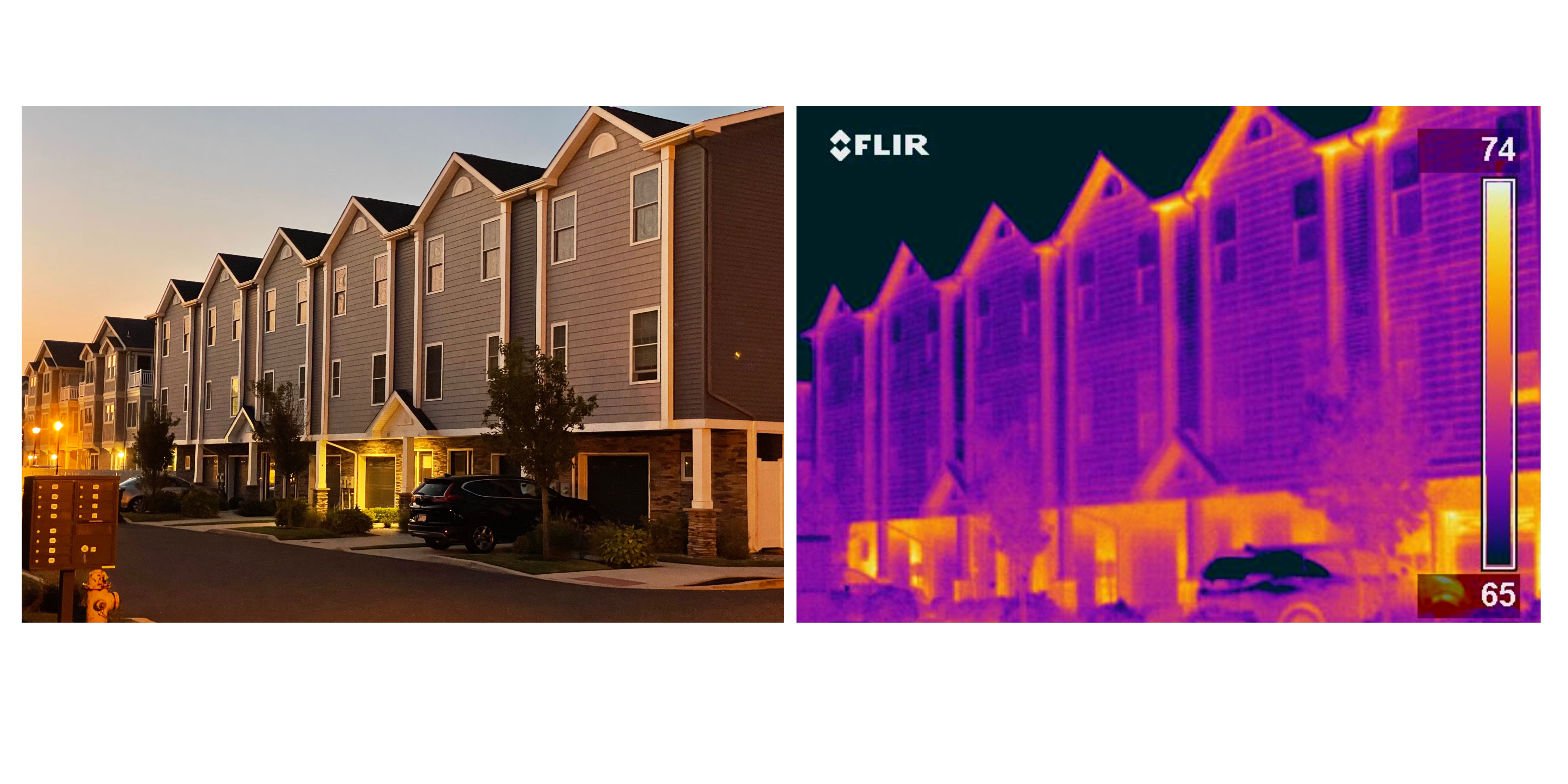 Emissivity Settings for Building Inspections